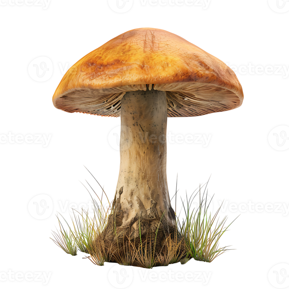 Mushroom on isolated transparent background png