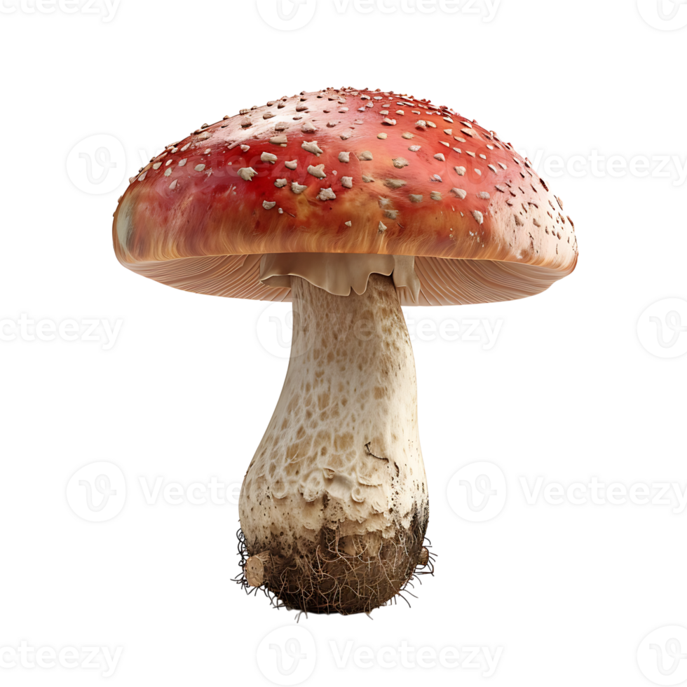 Mushroom on isolated transparent background png