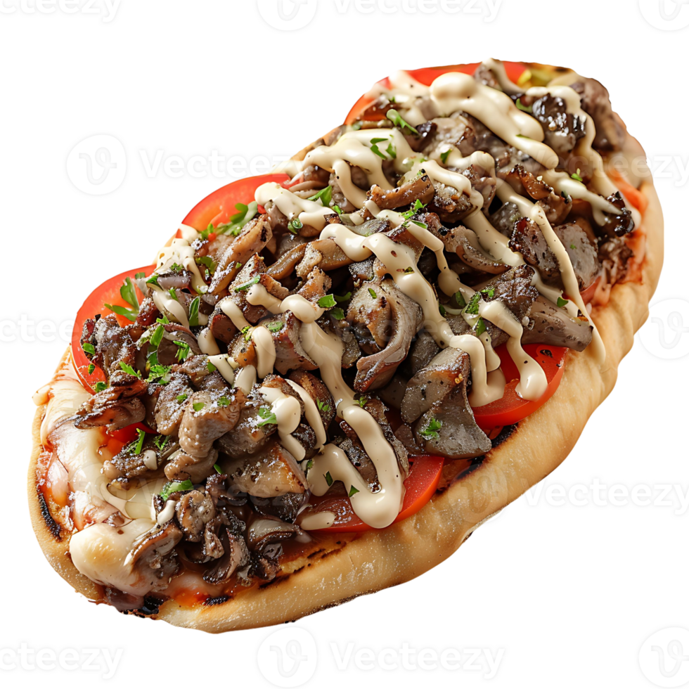Halifax donair on isolated transparent background png