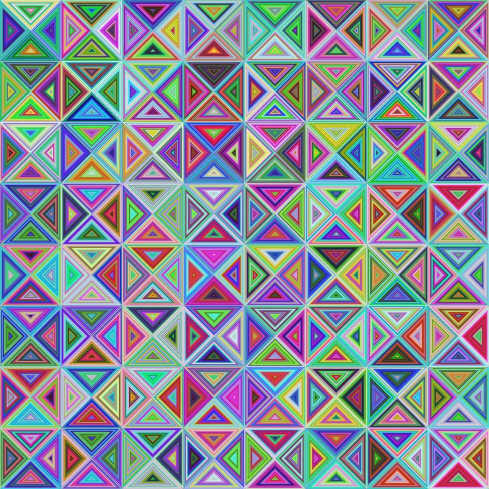 Abstract colorful triangle mosaic background vector