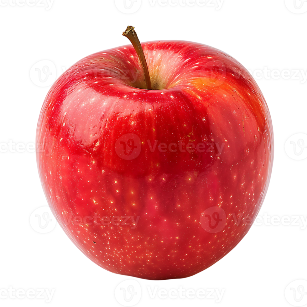 Red Apple on transparent Background png