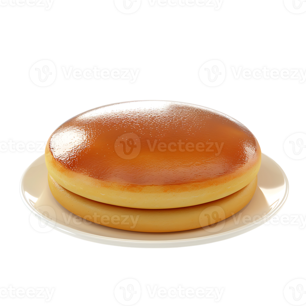 Dorayaki pancake on isolated transparent background png