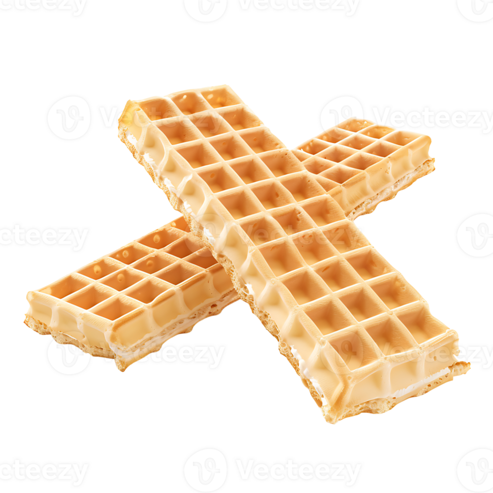 Wafer stick on isolated transparent background png