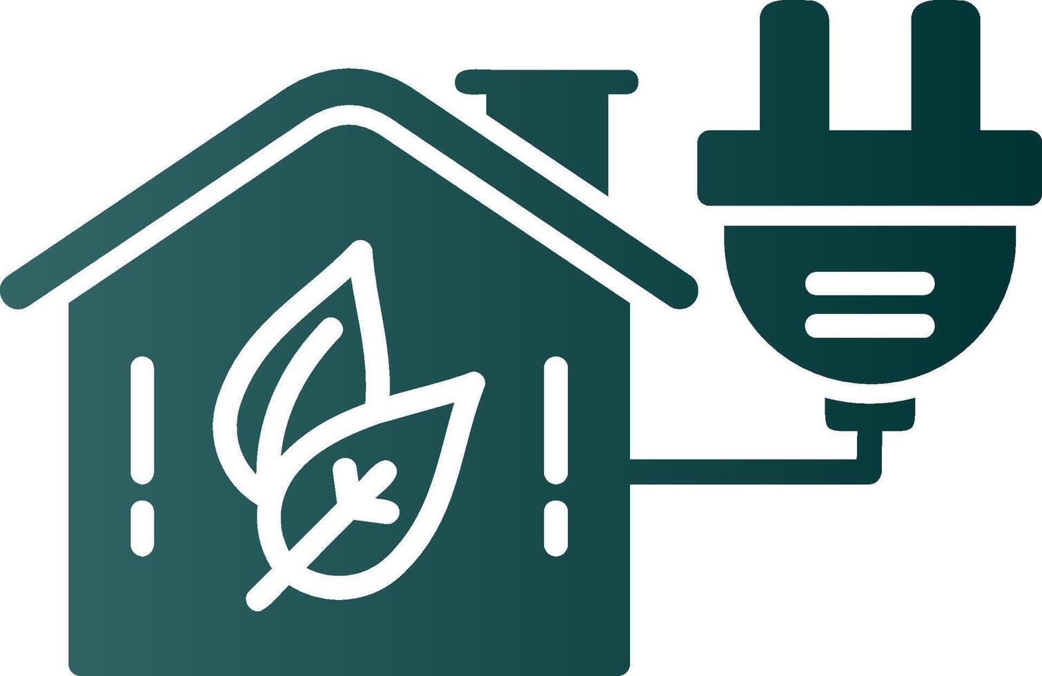 Energy Efficiency Glyph Gradient Icon vector