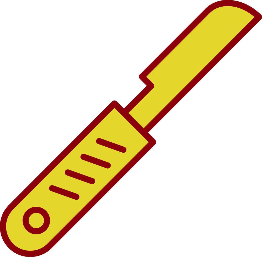 Scalpel Vintage Icon Design vector