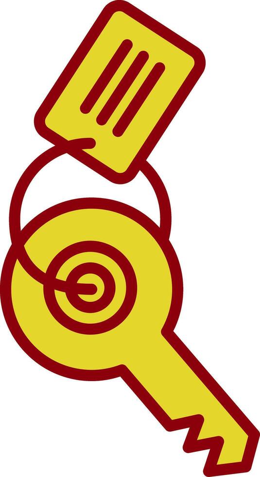 Keychain Vintage Icon Design vector