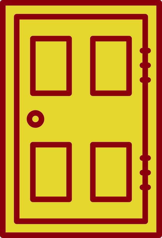 puerta Clásico icono diseño vector