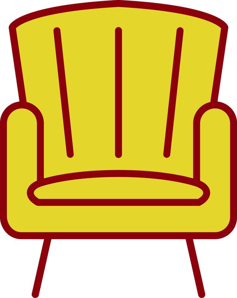 Armchair Vintage Icon Design vector