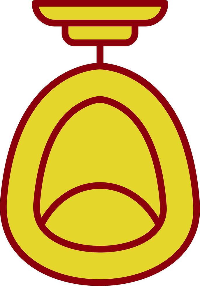 Egg Chair Vintage Icon Design vector