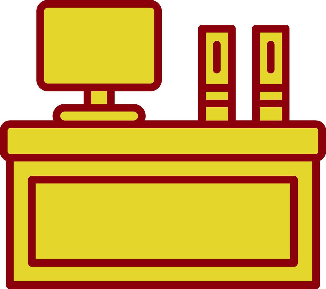Desk Vintage Icon Design vector