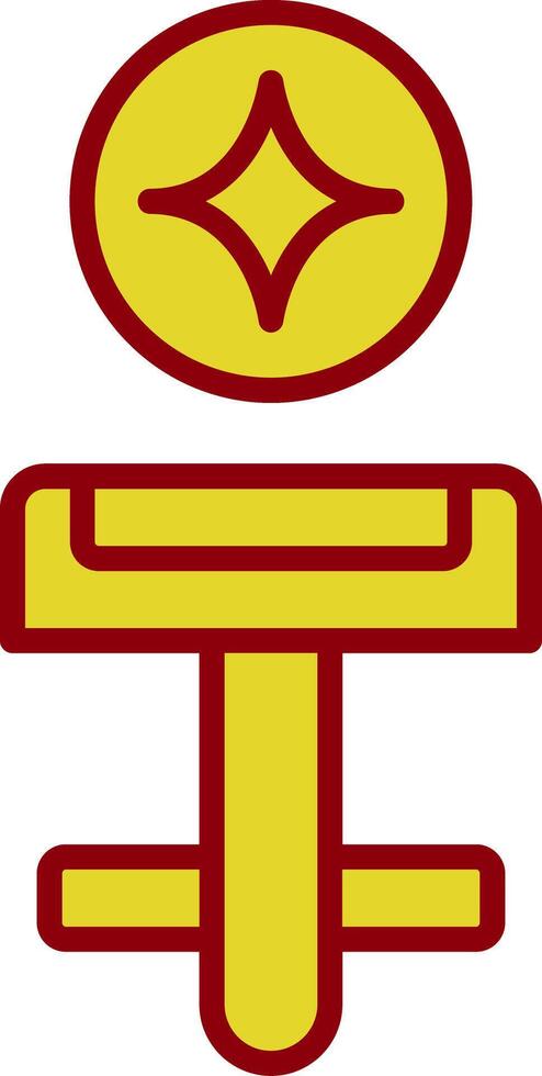 Cufflinks Vintage Icon Design vector