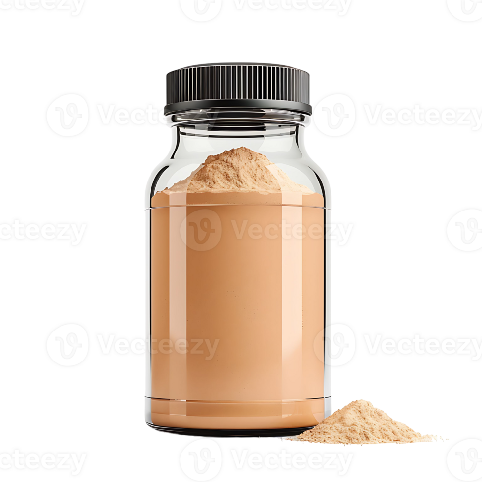 Supplement container on transparent Background png
