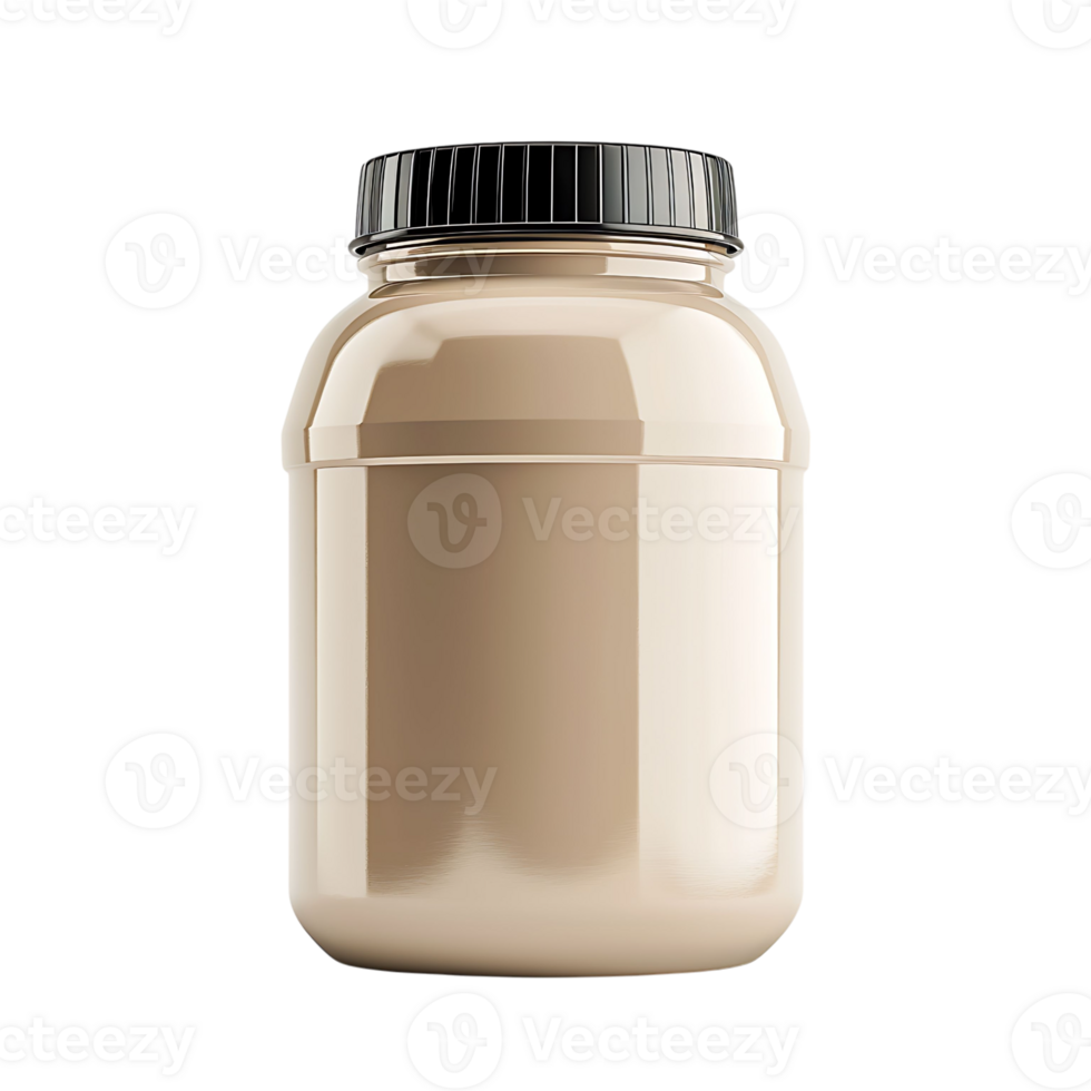 Supplement container on transparent Background png