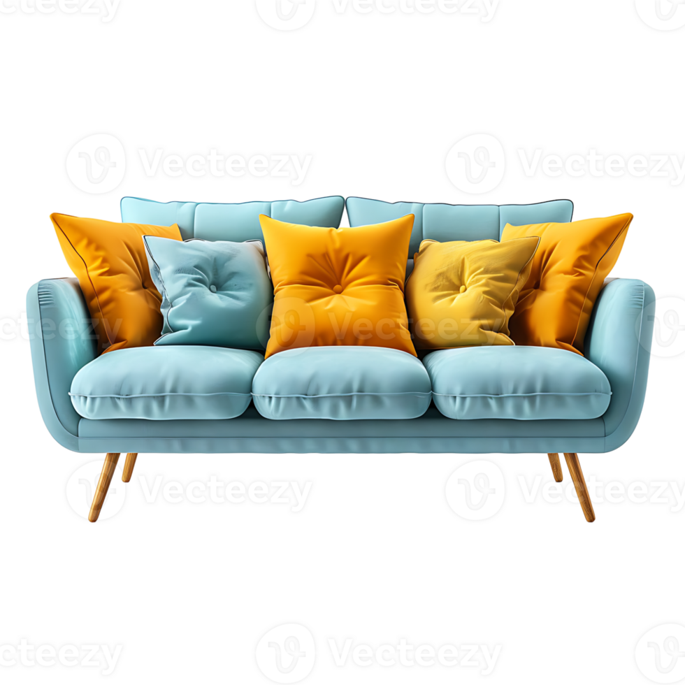 Sofa on transparent Background png