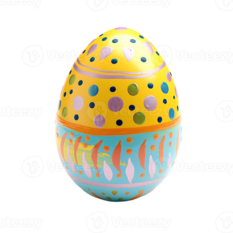 An Easter Egg on isolated transparent background png
