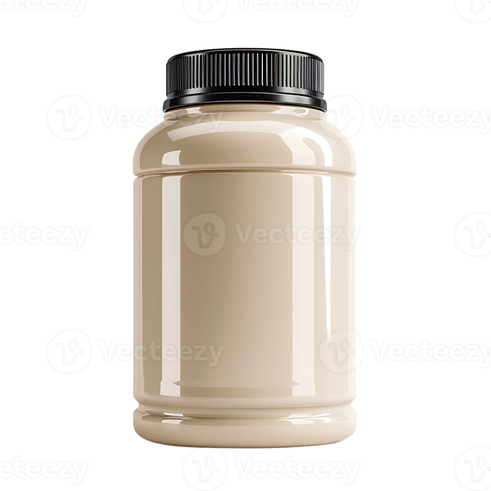 Supplement container on transparent Background png