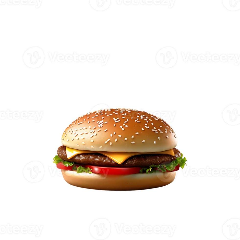 hamburguesa en aislado transparente antecedentes png