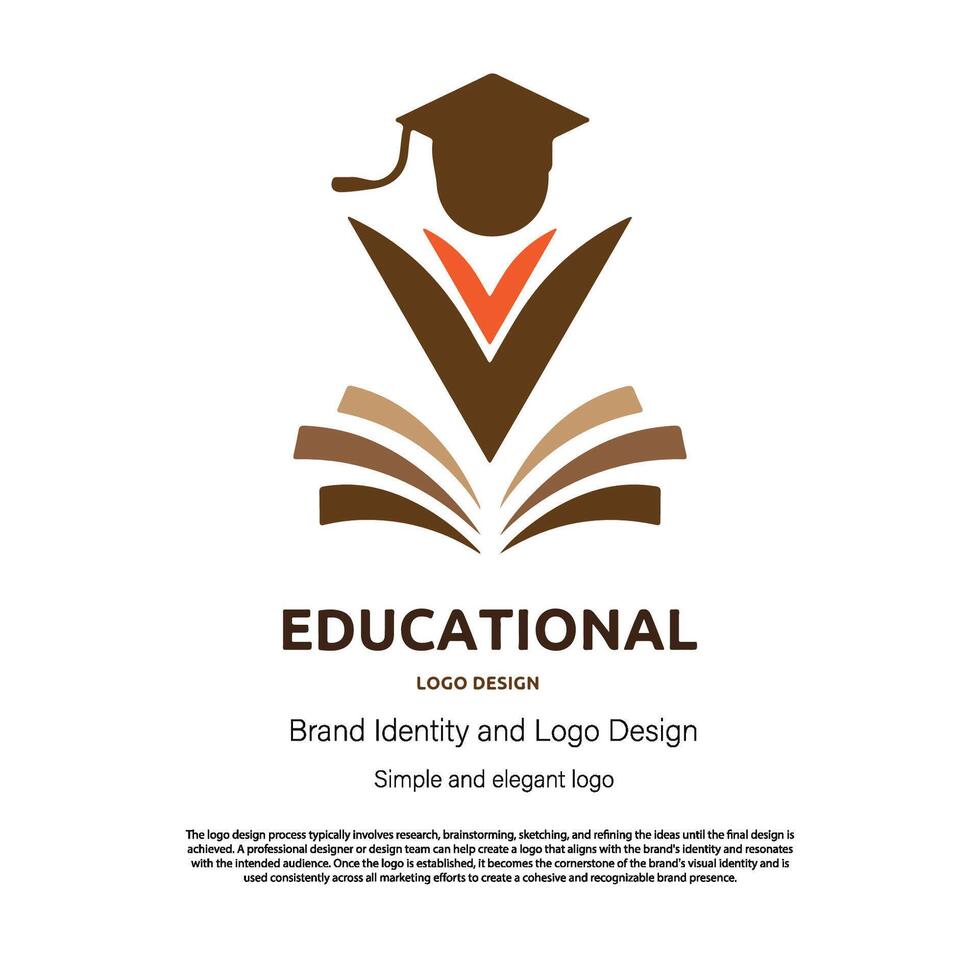 Teaching, education, and study logo design for graphic designer or web developer vector