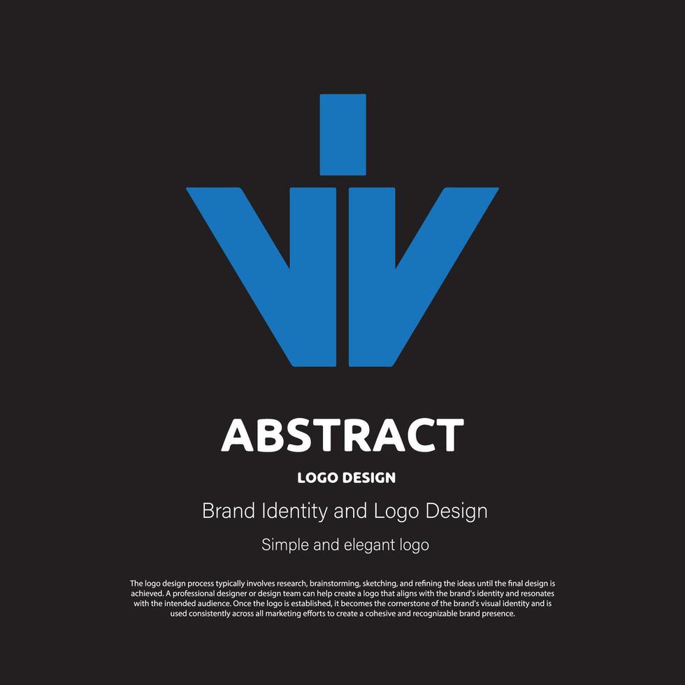 abstract minimalist logo design for brand or company vector