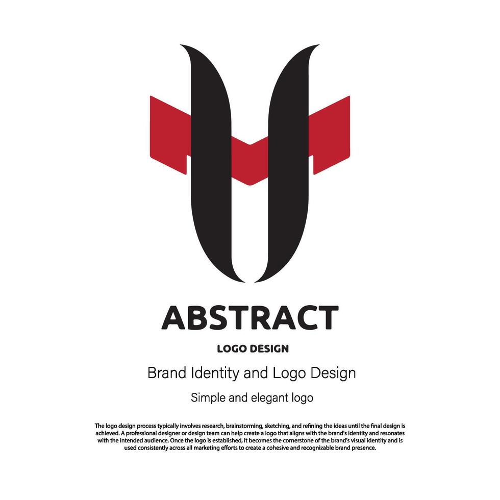 abstract minimalist logo design for brand or company vector