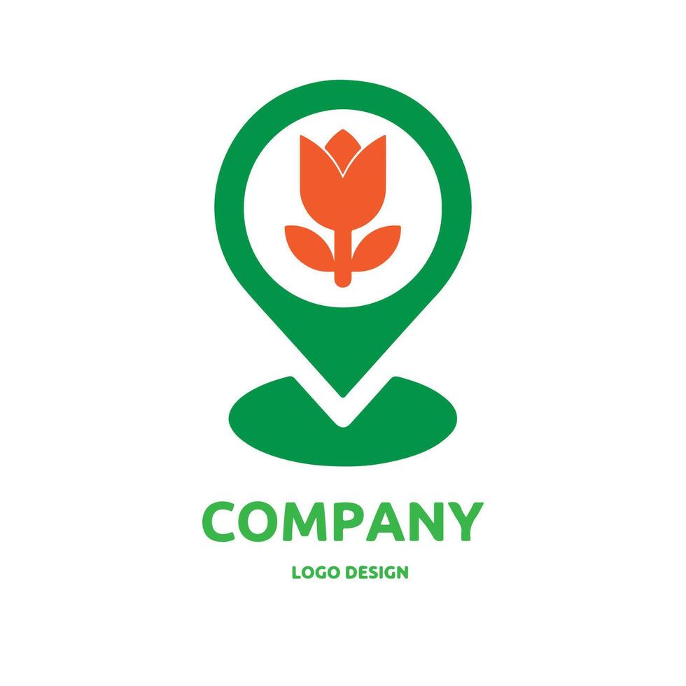 Garden and farm logo design for brand company and identity vector