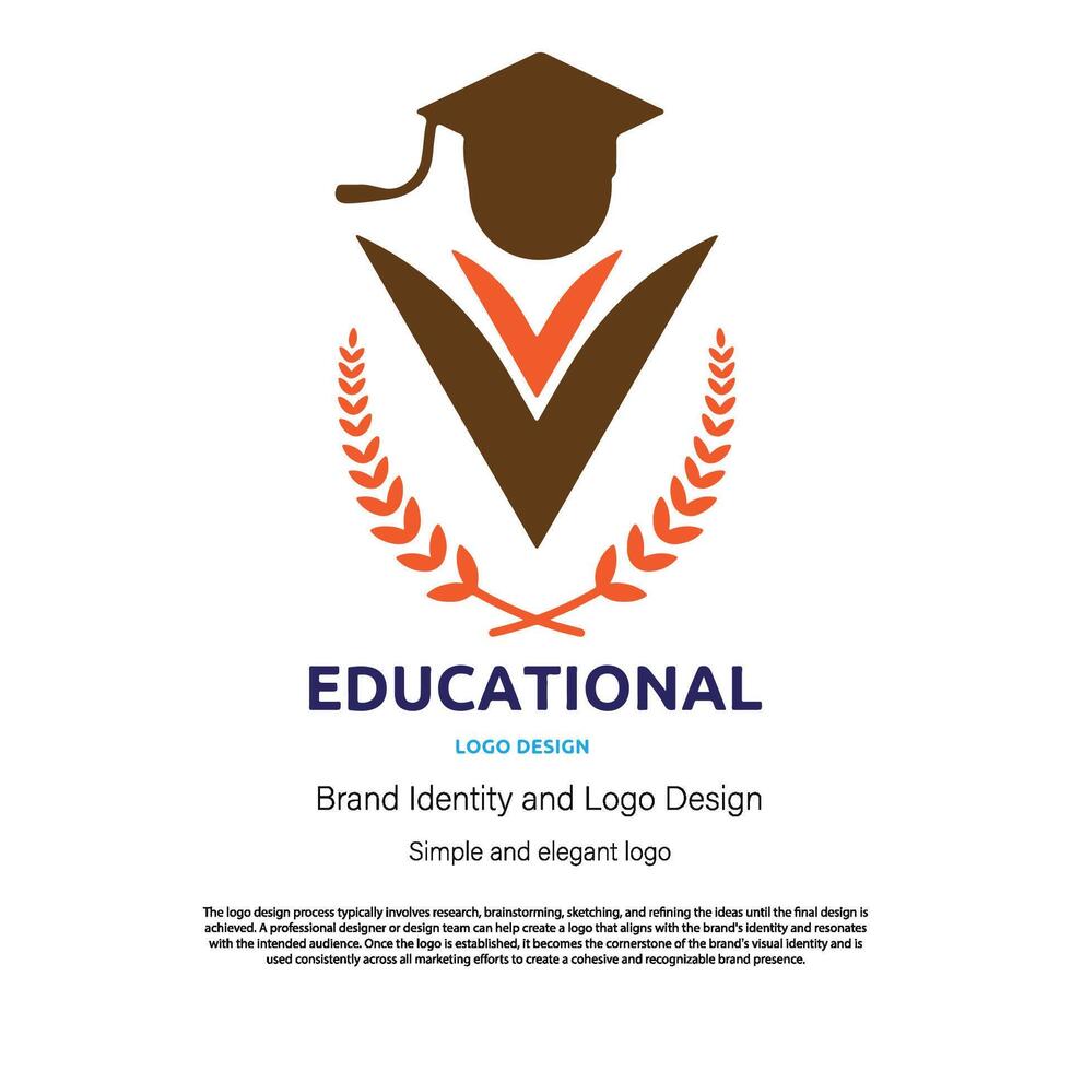 Teaching, education, and study logo design for graphic designer or web developer vector