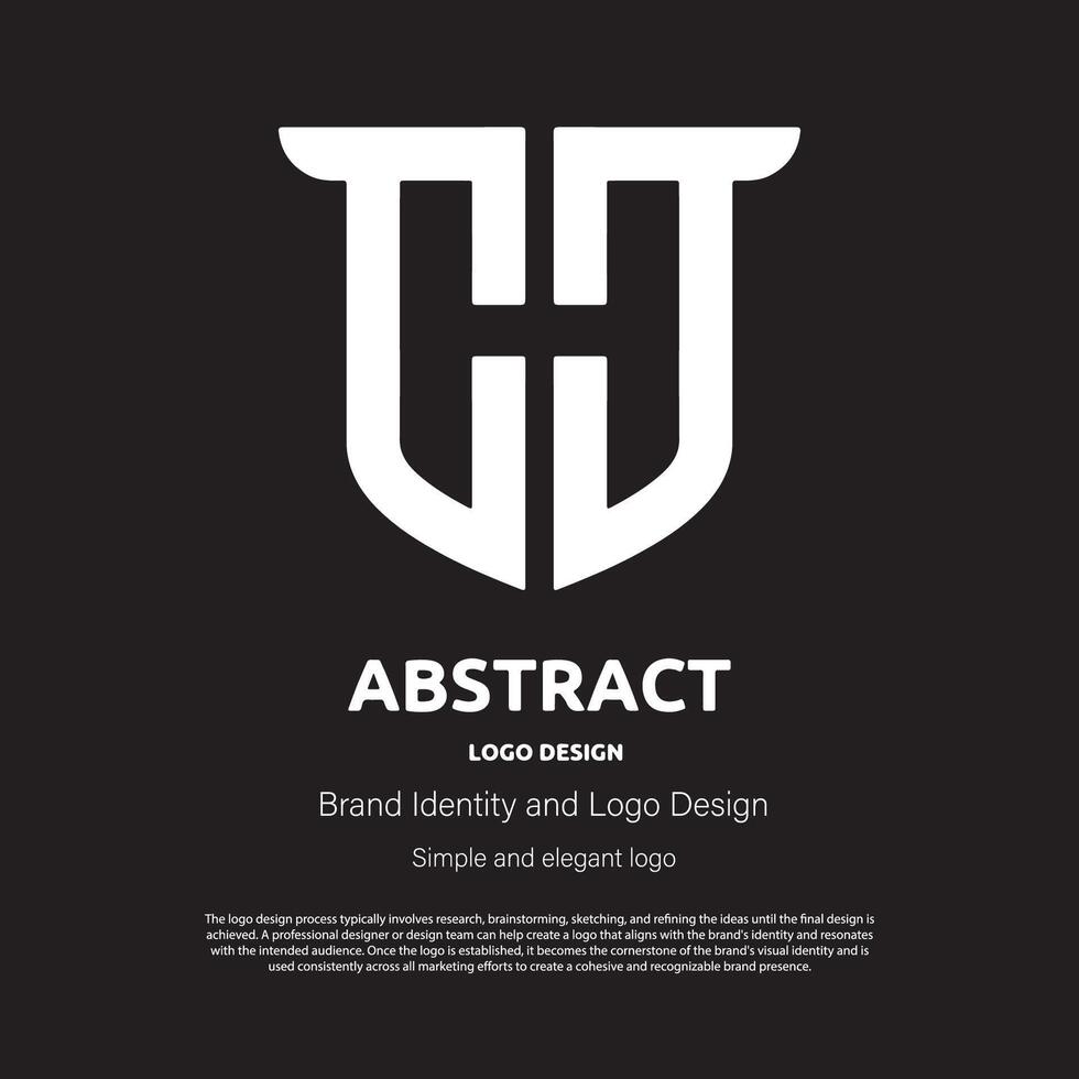 abstract minimalist logo design for brand or company vector