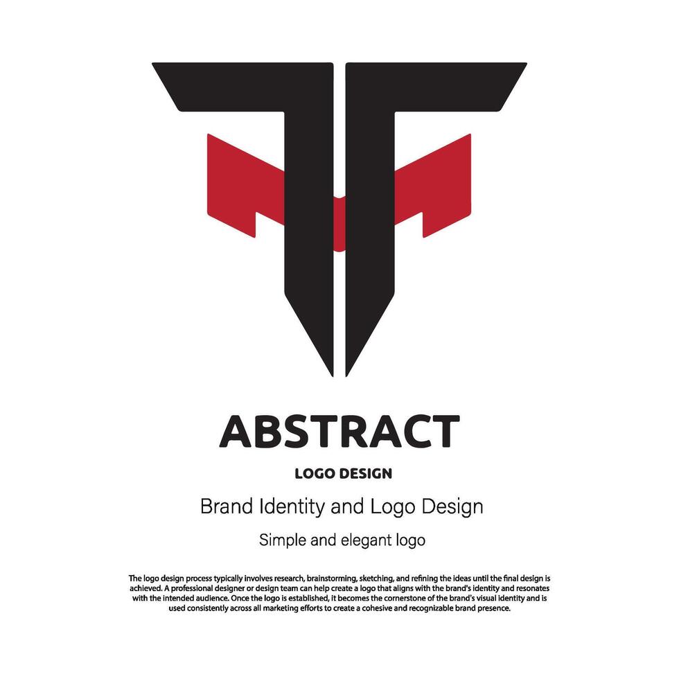 abstract minimalist logo design for brand or company vector