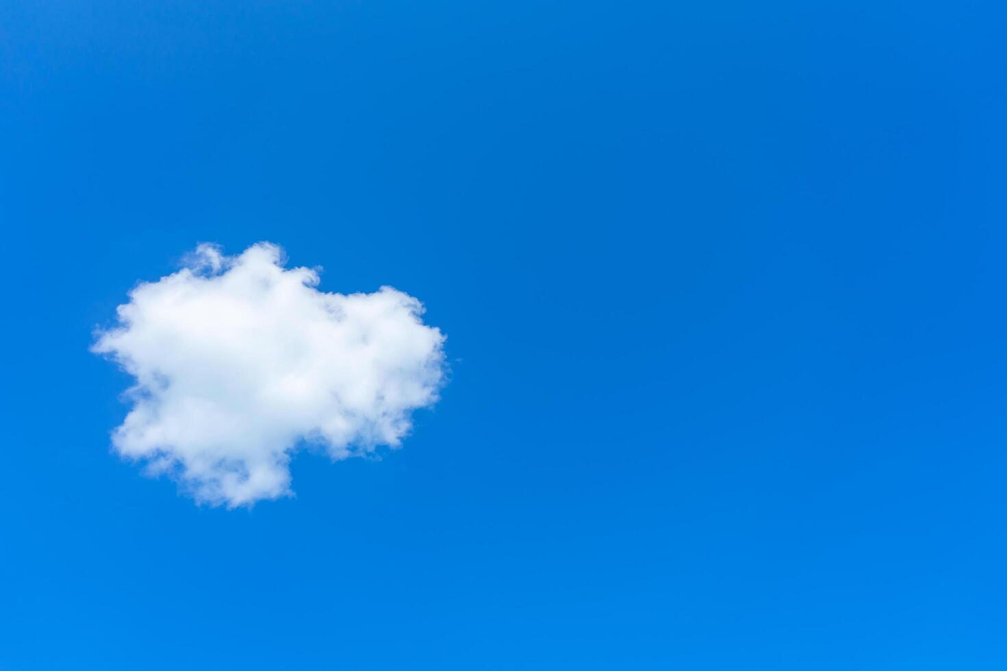 White cloud on the sky photo