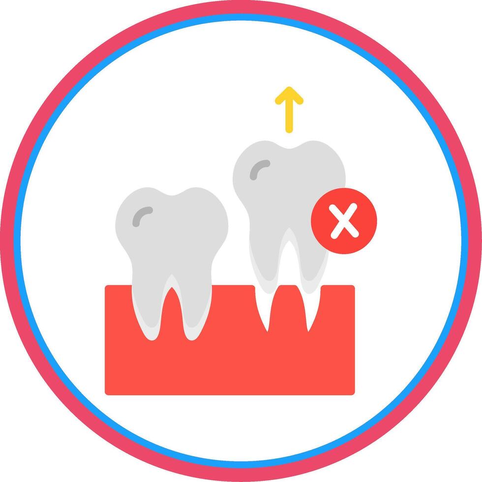 Remove Flat Circle Icon vector
