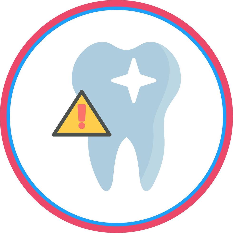Information Flat Circle Icon vector