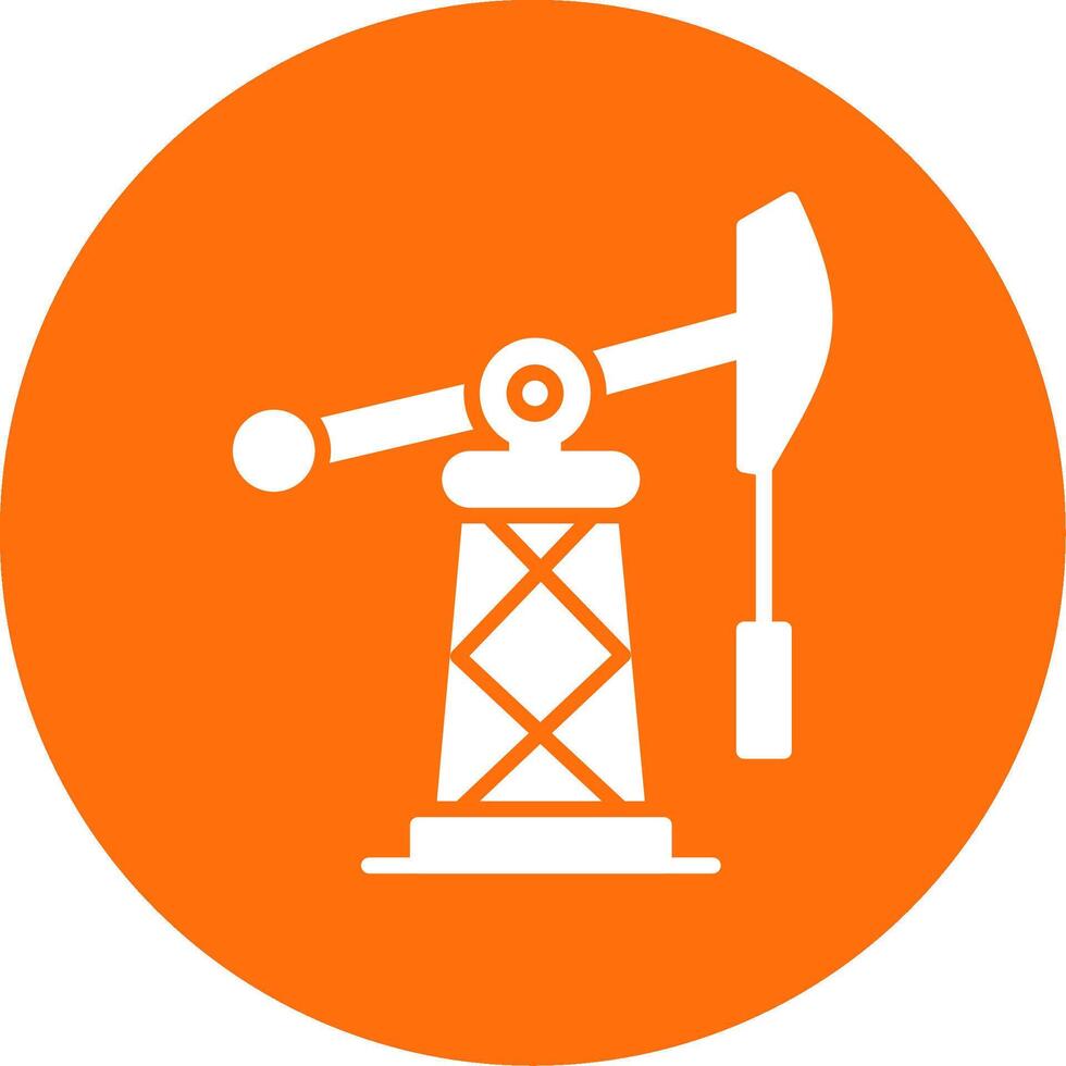 Fossil Fuels Multi Color Circle Icon vector