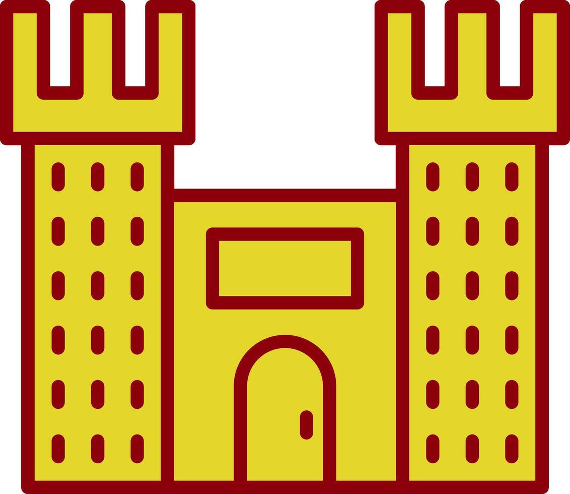 Castle Vintage Icon Design vector