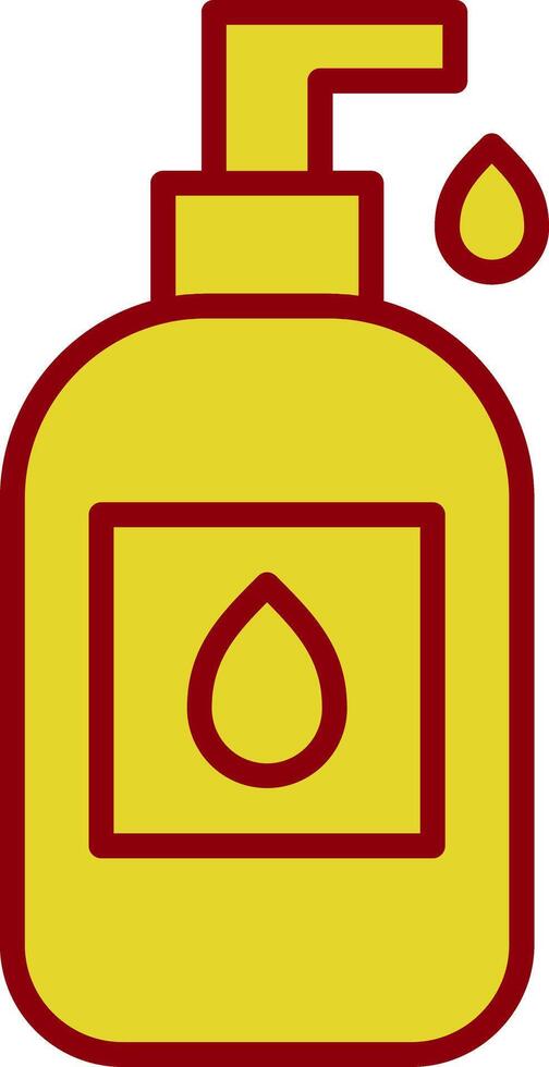 Liquid Soap Vintage Icon Design vector