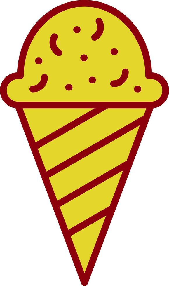 Icecream Vintage Icon Design vector