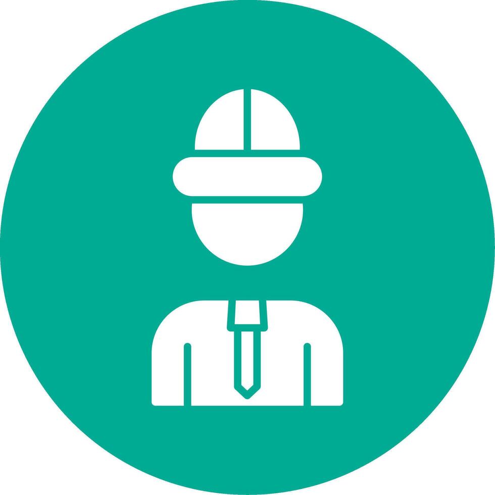 Architect Multi Color Circle Icon vector