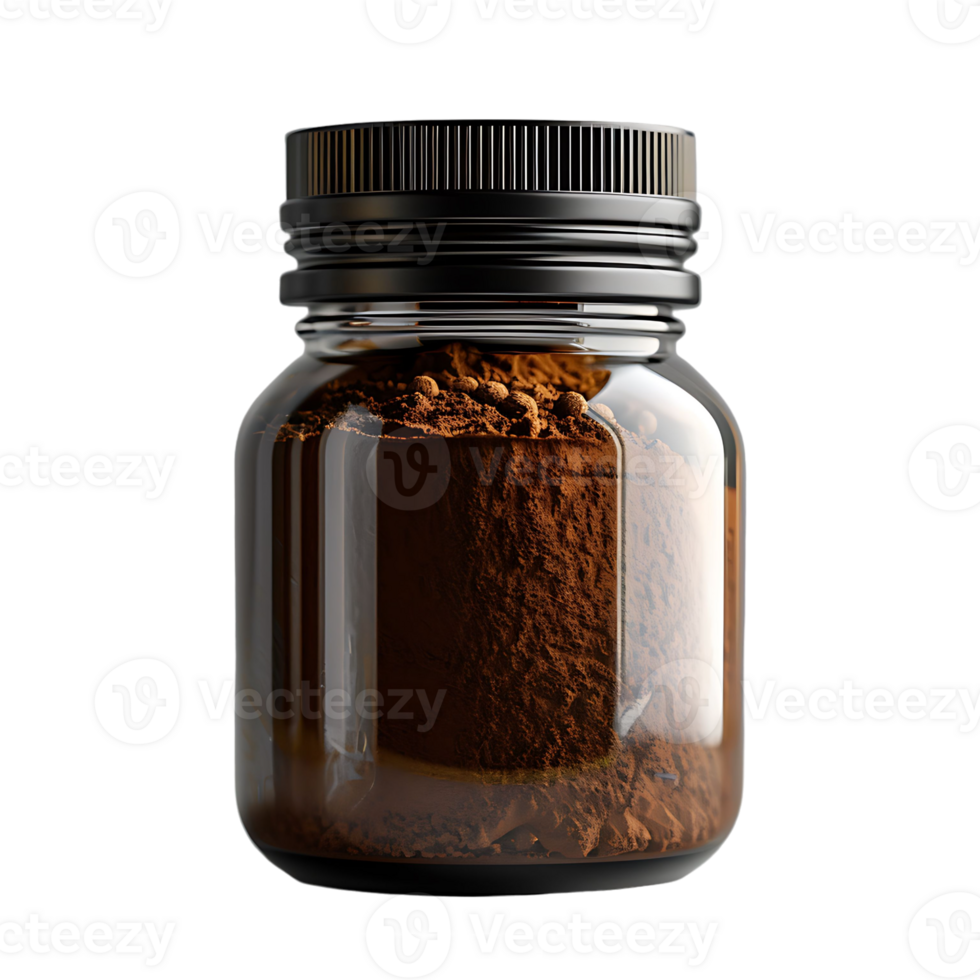 Supplement container on transparent Background png