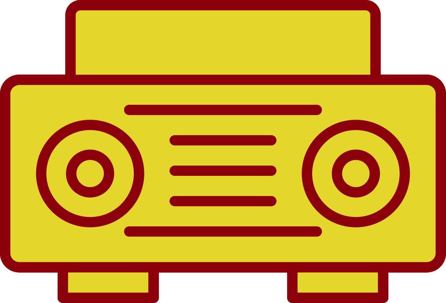 Radio Vintage Icon Design vector