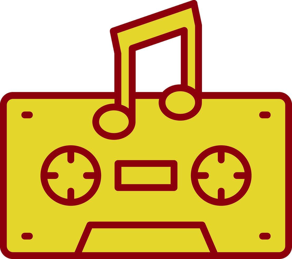 Cassette Vintage Icon Design vector