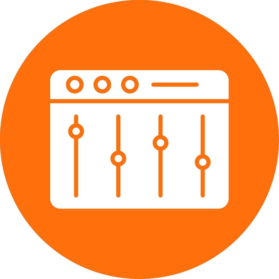 Refine Multi Color Circle Icon vector