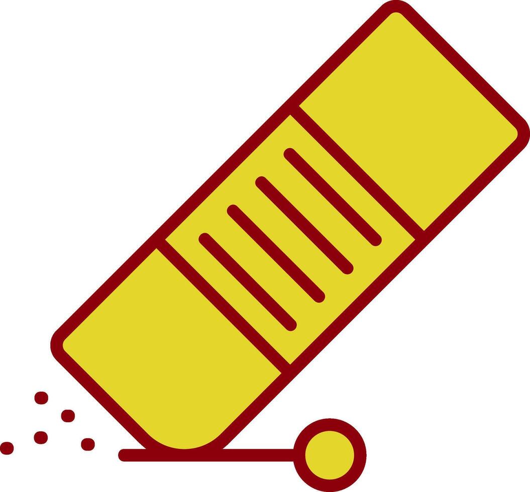 Eraser Vintage Icon Design vector