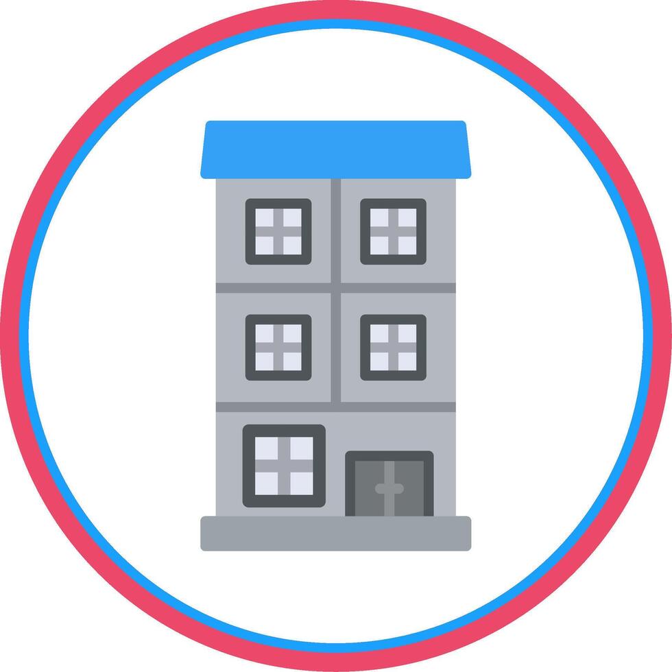 Appartment Flat Circle Icon vector