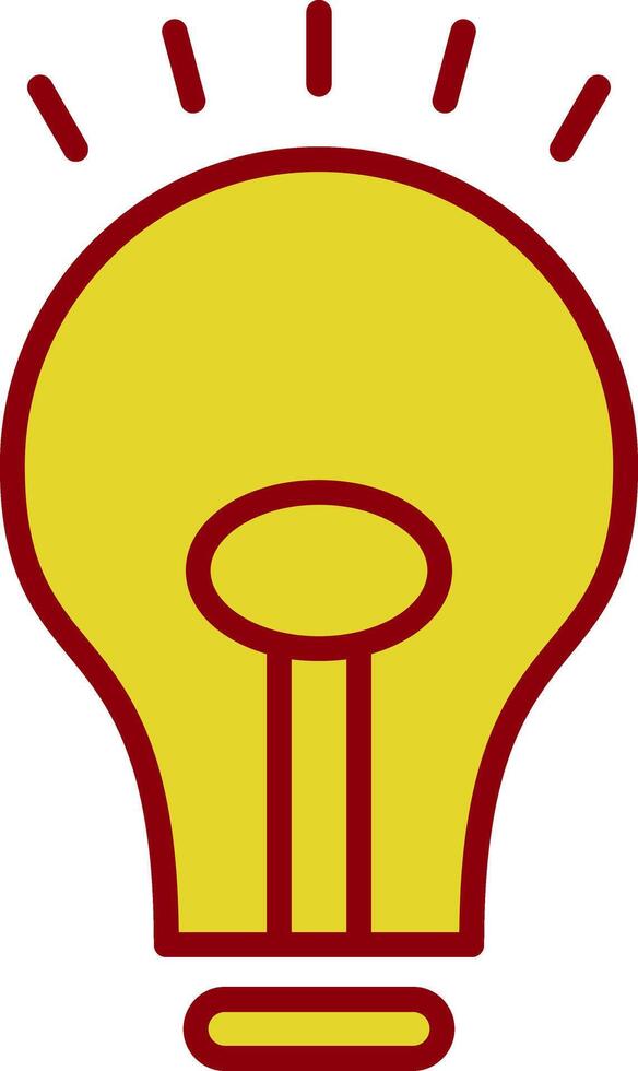 Bulb Vintage Icon Design vector
