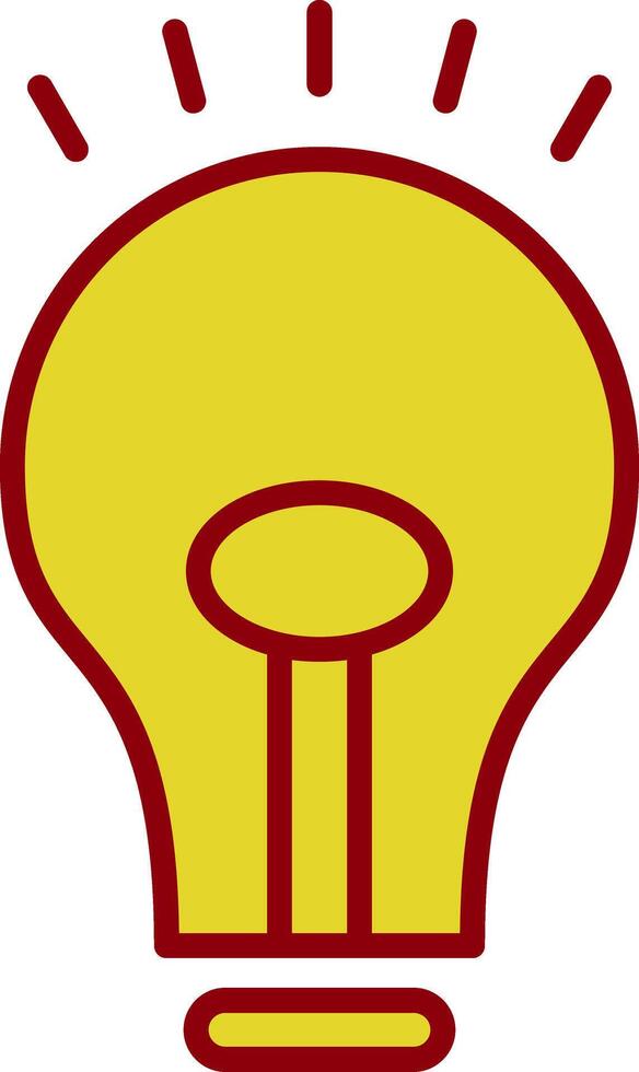 Bulb Vintage Icon Design vector