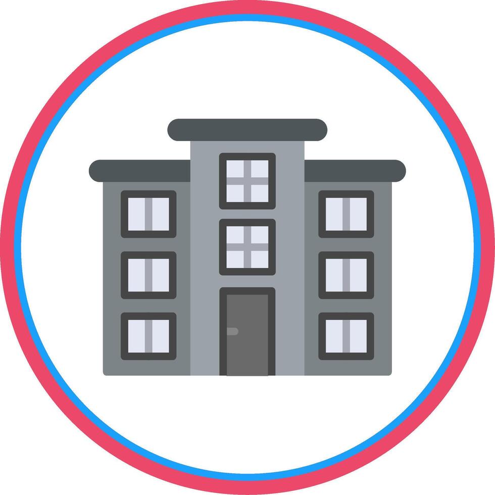 Flat Flat Circle Icon vector