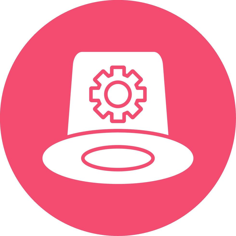 Whitehat Multi Color Circle Icon vector