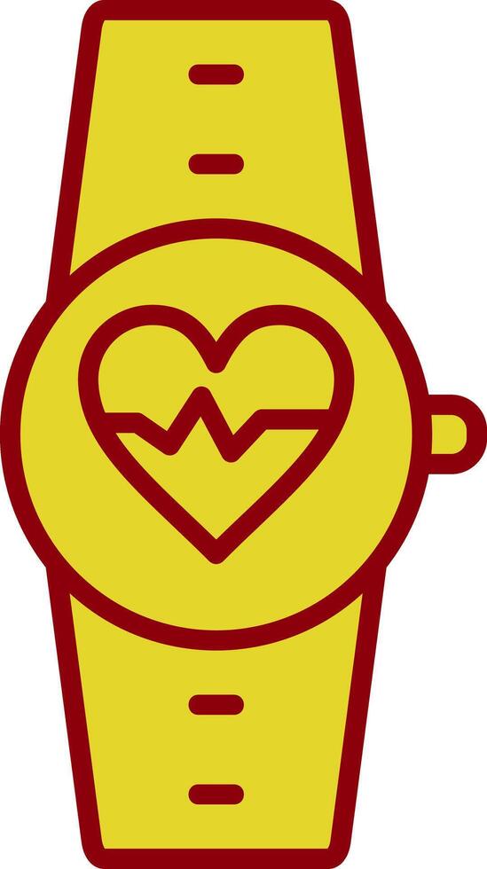 Heart Rate Monitor Vintage Icon Design vector