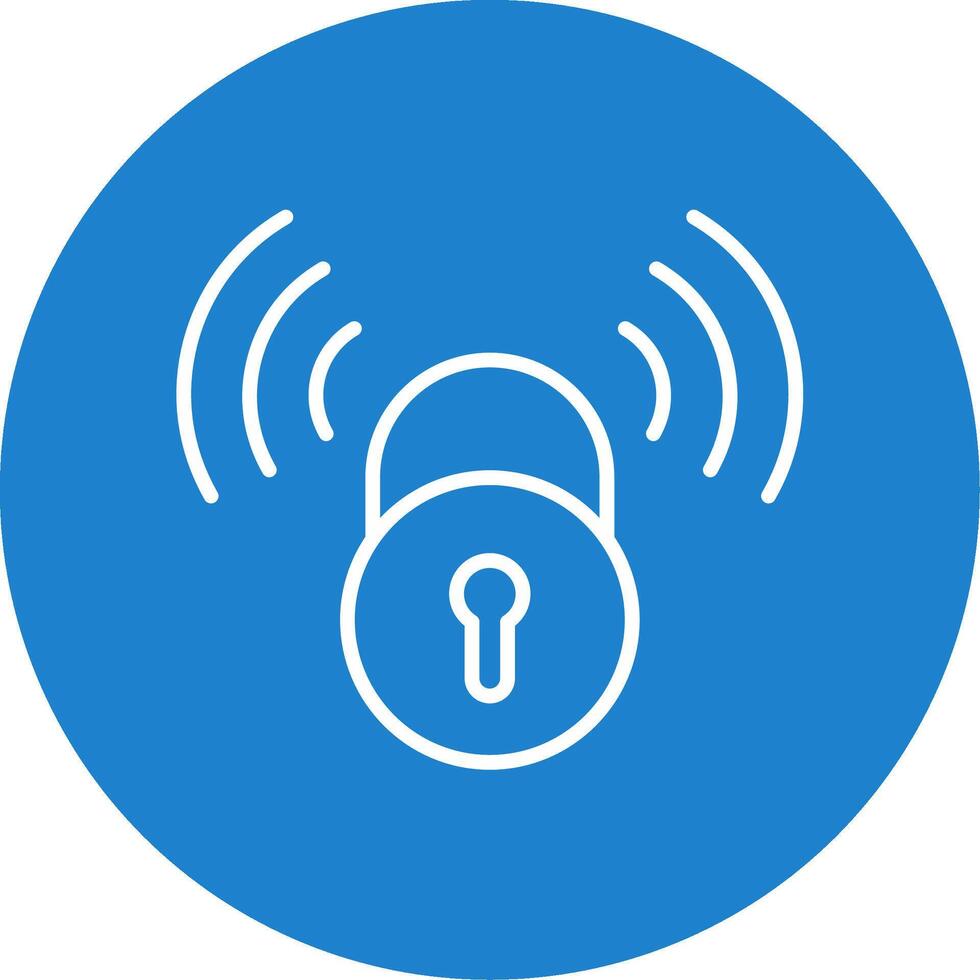 SecureMulti Color Circle Vpn Multi Color Circle Icon vector