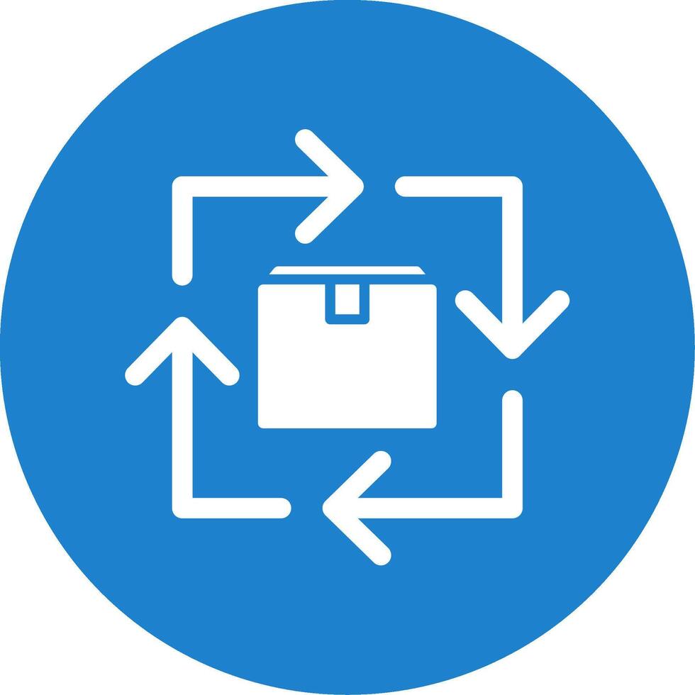 Commodity Turnover Multi Color Circle Icon vector