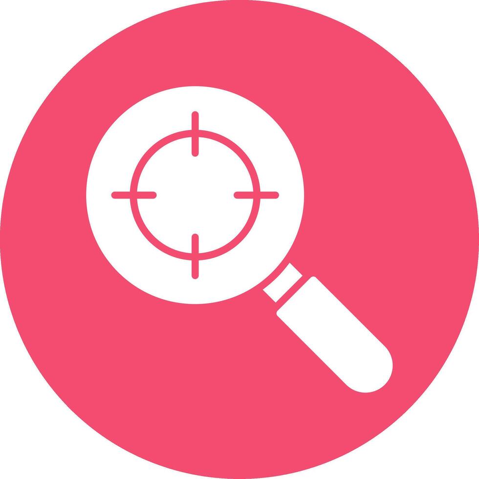 Keyword Targeting Multi Color Circle Icon vector